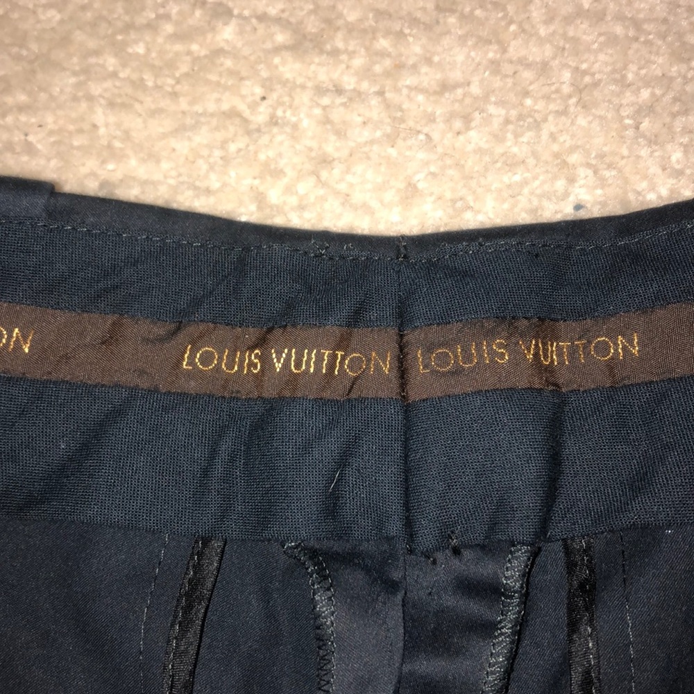 LOUIS VUITTON Navy blue dressy pants